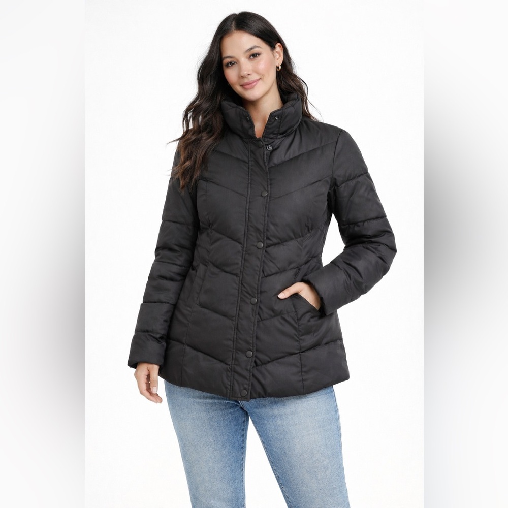 Mackintosh New England Black Puffer Coat – Size Small